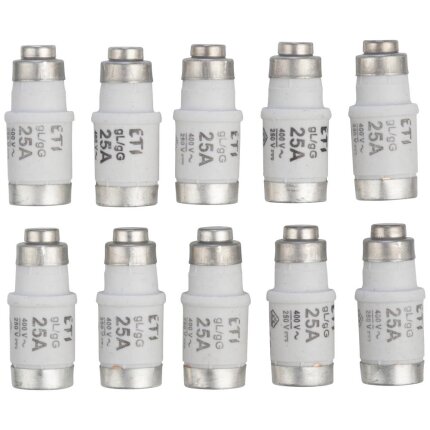 Sikring Neozed D02 20A, 5stk