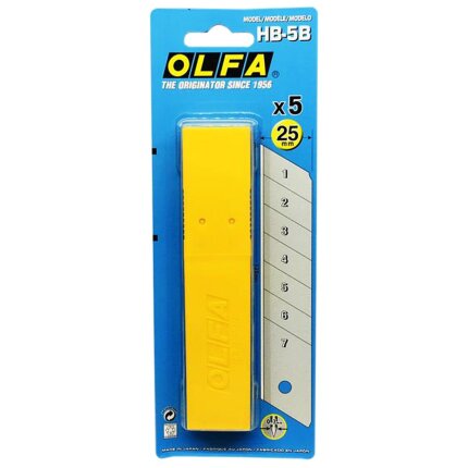 Olfa HB-20 bræk-af knivblade 25mm 20stk