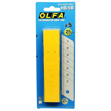 Olfa HB-20 bræk-af knivblade 25mm 20stk
