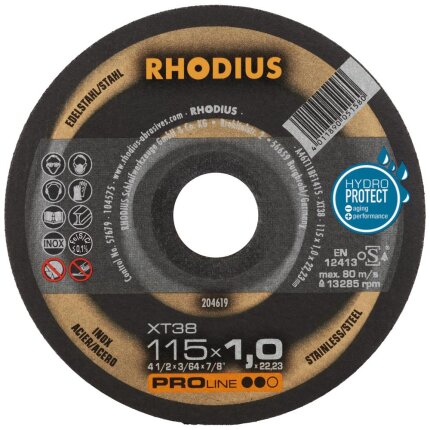 Rhodius Proline XT38 skæreskive