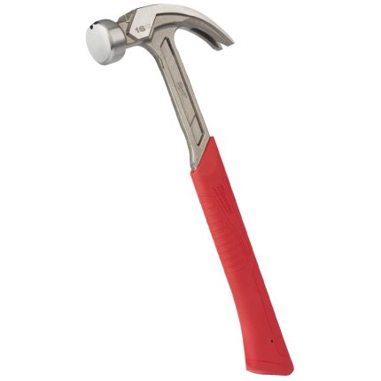 Kløfthammer buet m/stålskaft 450g