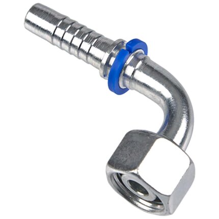 Hydraulisk kobling 90° DFOL9 tommer/metrisk