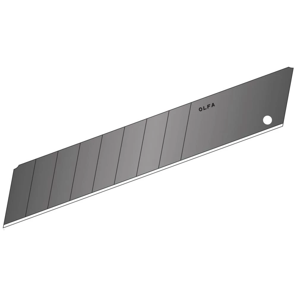 Olfa 18 mm knæk-af blade sorte 18mm, 6stk Olfa 18 mm knæk-af blade sorte 18mm, 6stk