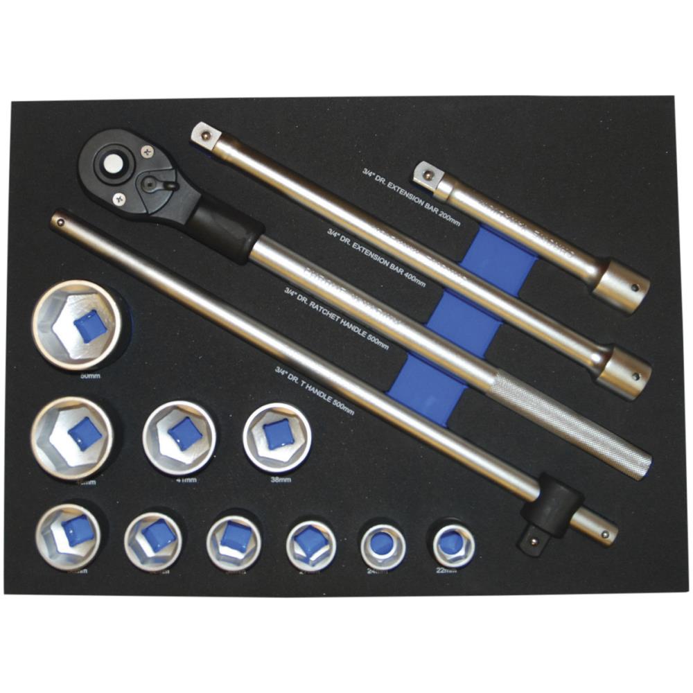 Topnøglesæt 3/4″ 22-50mm B-EVA8900 Topnøglesæt 3/4″ 22-50mm B-EVA8900