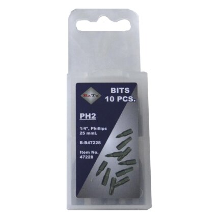 Bits 1/4″ PZ2 L:25 mm pk/10