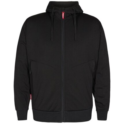 Standard sweatcardigan m/hætte blue ink 4XL