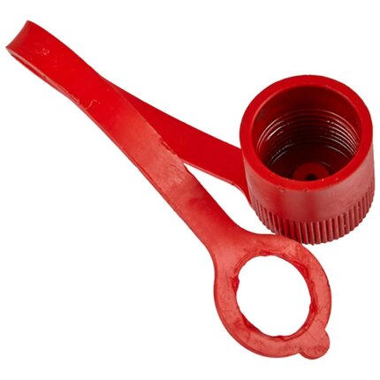 Hydraulisk støvhætte t/lynkobling SK rød hun tomme