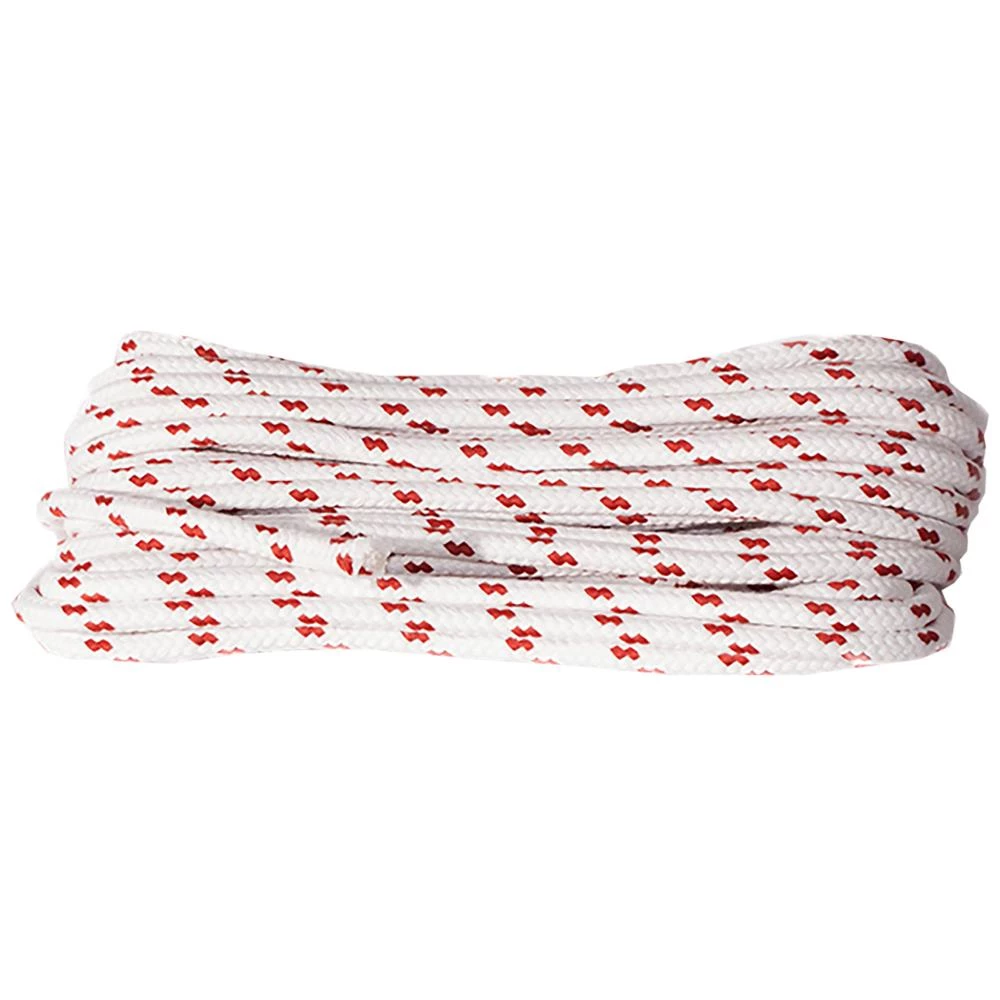 Sejlertov skøde hvid/rød nist 10mm 20m Sejlertov skøde hvid/rød nist 10mm 20m