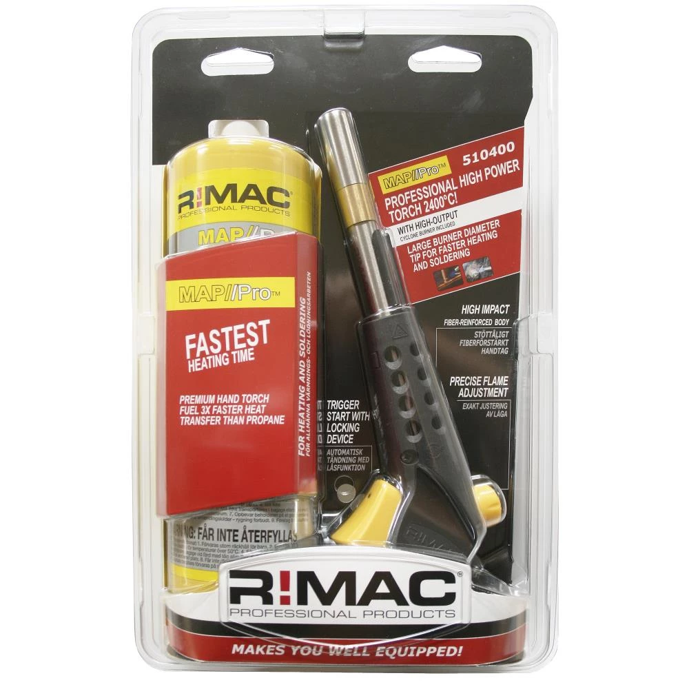 Blæselampesæt Rimac Map/Pro 400 g Blæselampesæt Rimac Map/Pro 400 g