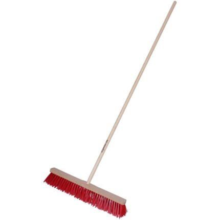 Galax kost 80 cm røde nylon hår