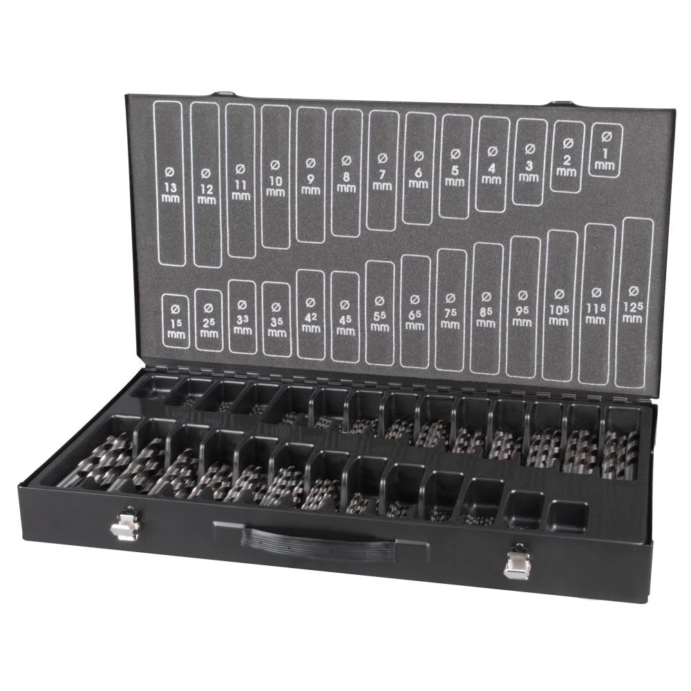 Borsort. HSS-G 1-13×0,5+3,3+4,2mm, kuffert 220stk Borsort. HSS-G 1-13×0,5+3,3+4,2mm, kuffert 220stk