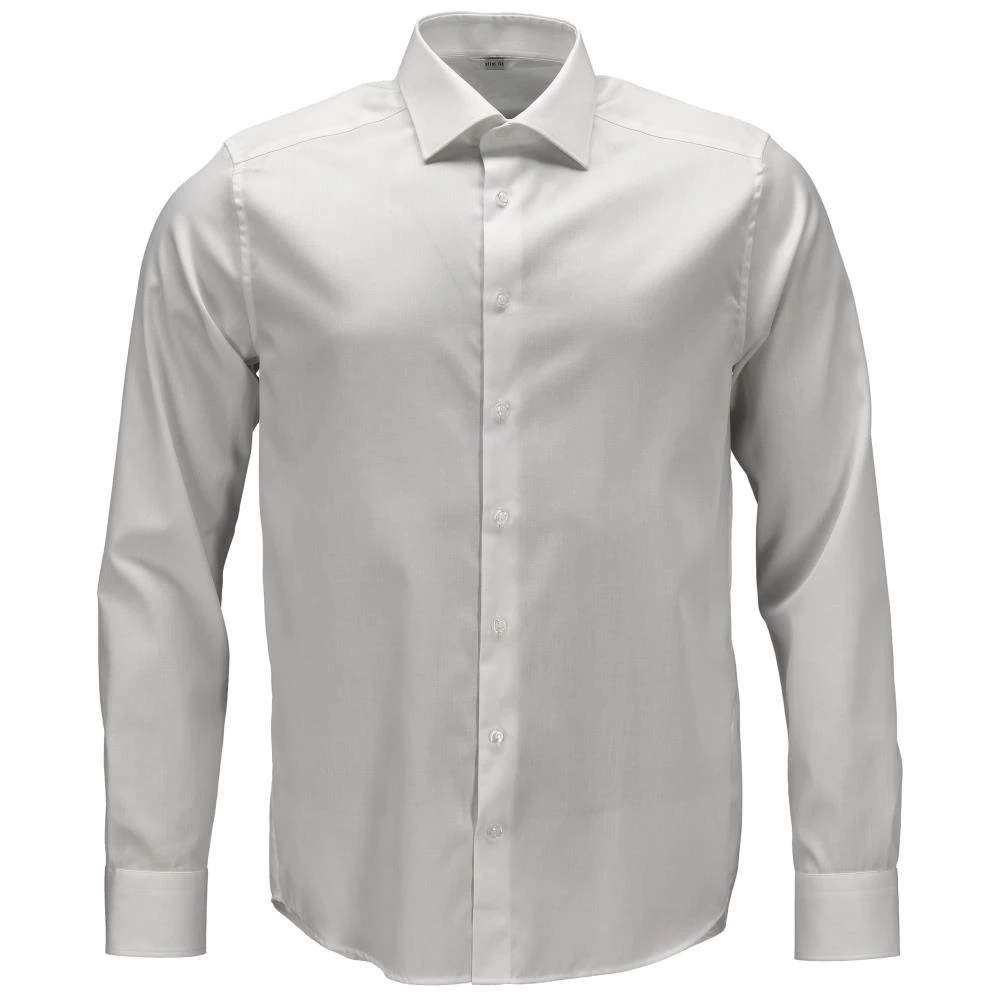 Frontline skjorte slim bomuld hvid Frontline skjorte slim bomuld hvid