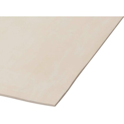 Gummiplade hvid nitril P627 u/indlæg