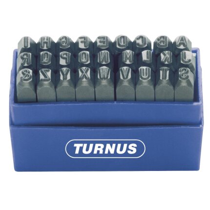 Kukko stålbogstaver 329 8mm, sæt 27 stk