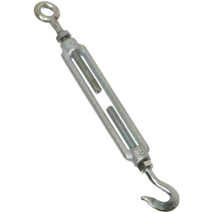 Bardunstrammer øje/krog galv. 8mm