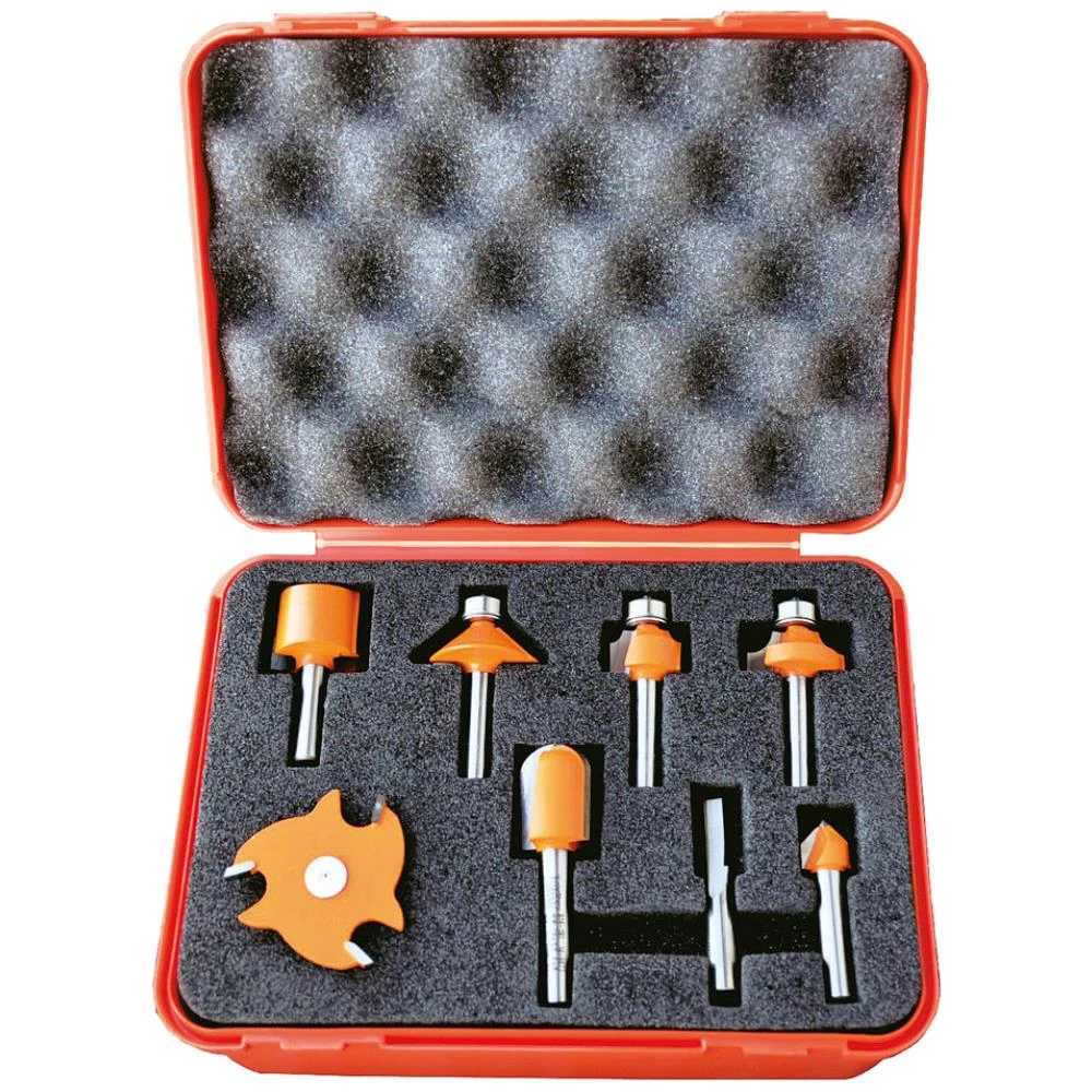 CMT overfræsebor K8, sæt 8stk CMT overfræsebor K8, sæt 8stk