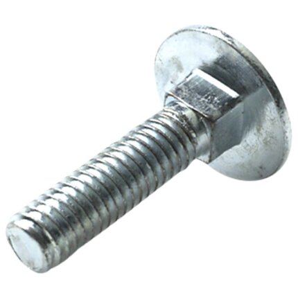 Bræddebolt m/møtrik DIN603+555 FZV M6×70, pk/100