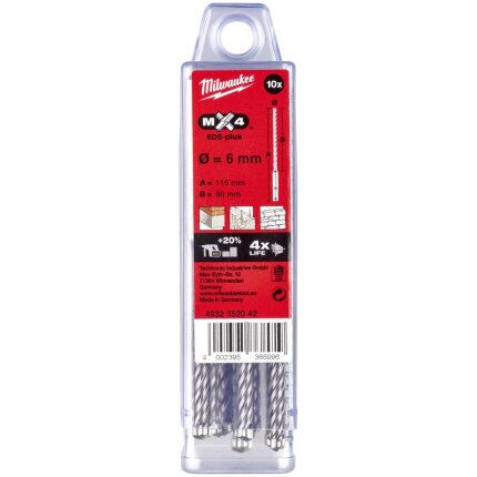 Hammerbor SDS+ MX4 6,0×115mm pk/10