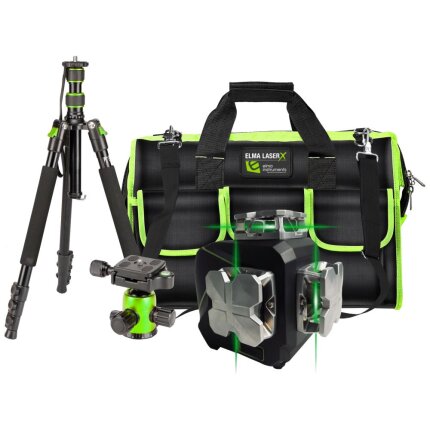 Elma Laser X360-3 linjelaser, sæt m/trefod+taske