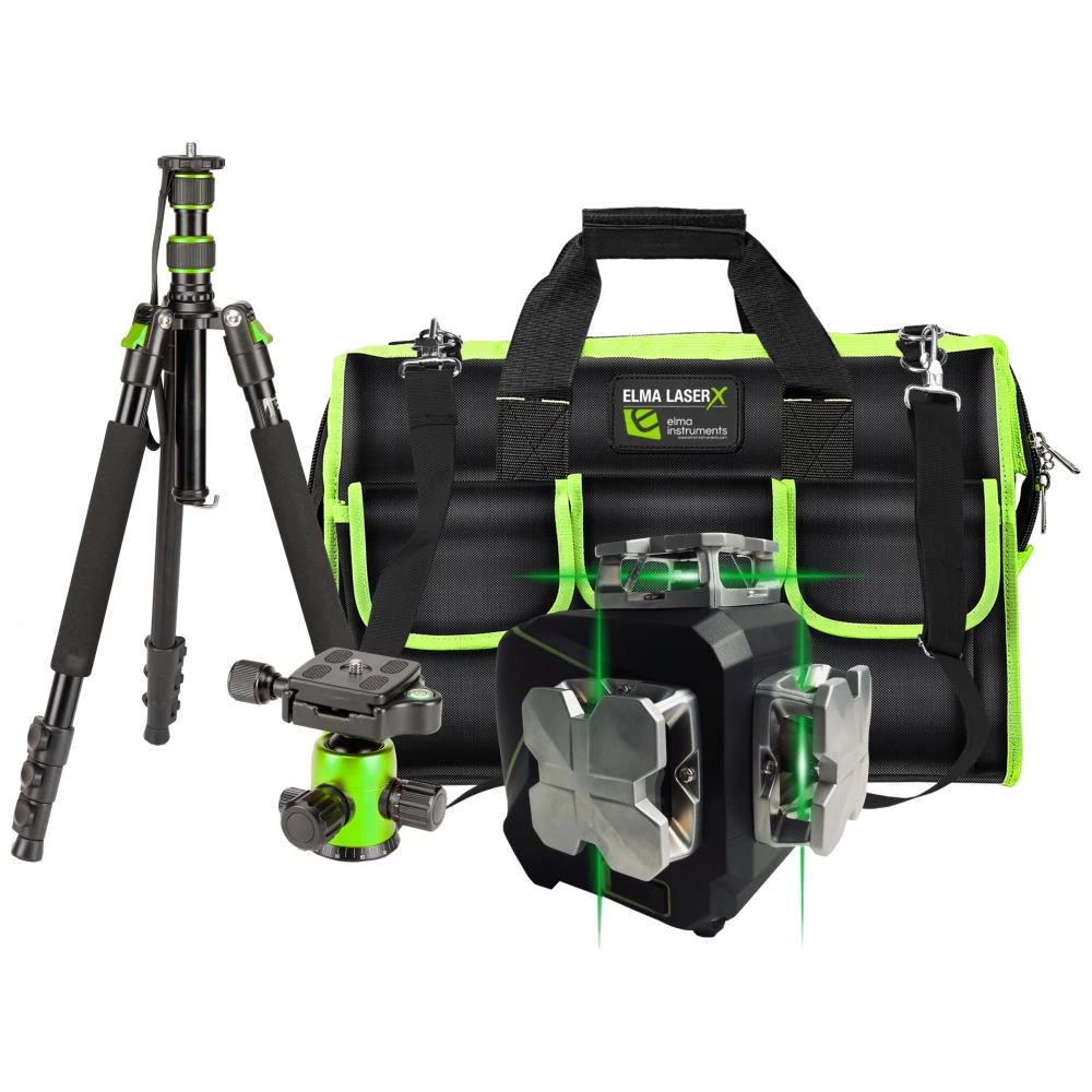 Elma Laser X360-3 linjelaser, sæt m/trefod+taske Elma Laser X360-3 linjelaser, sæt m/trefod+taske