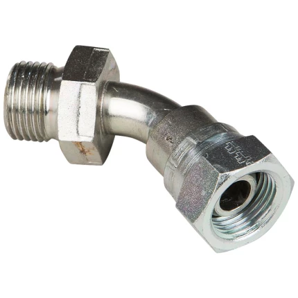 Hydraulisk vinkel 45° m/oml BMF4 tommer