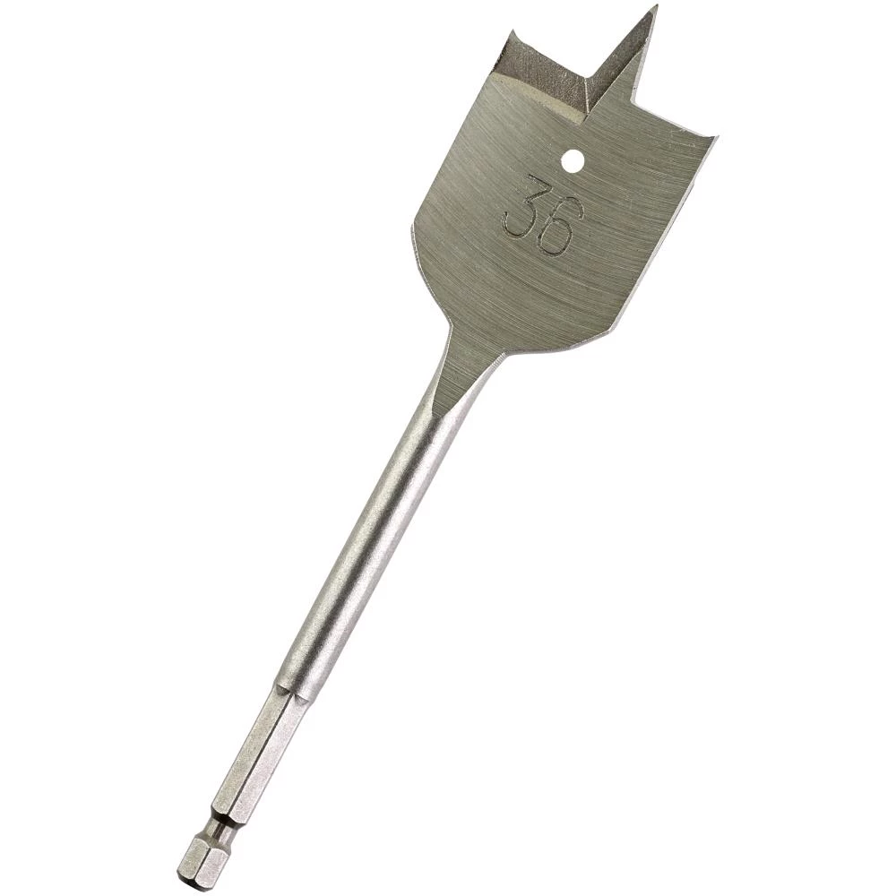 Fladbor 1/4″ 6kt skaft 36×152mm Fladbor 1/4″ 6kt skaft 36×152mm