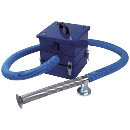 Mobil transportventilator højtryk, m/slange+tragt