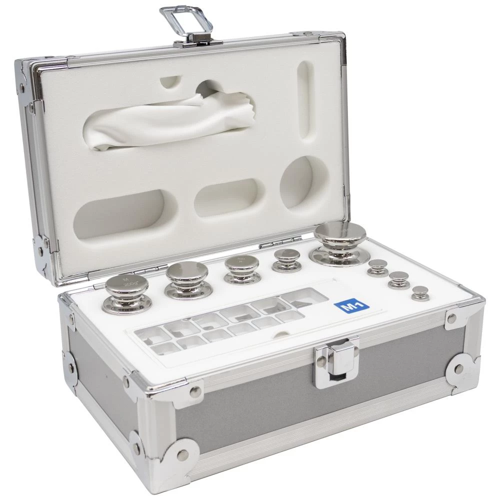 Kalibreringslodder OIML kl.M1 sæt 1mg-500g, 24stk Kalibreringslodder OIML kl.M1 sæt 1mg-500g, 24stk