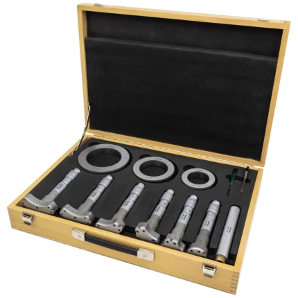 indv 3-pkt mikrometer 40-100×0,05mm m/kontrolringe