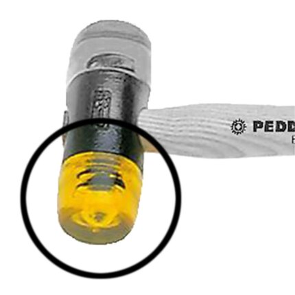 Løs bane plastik gul ø35 mm