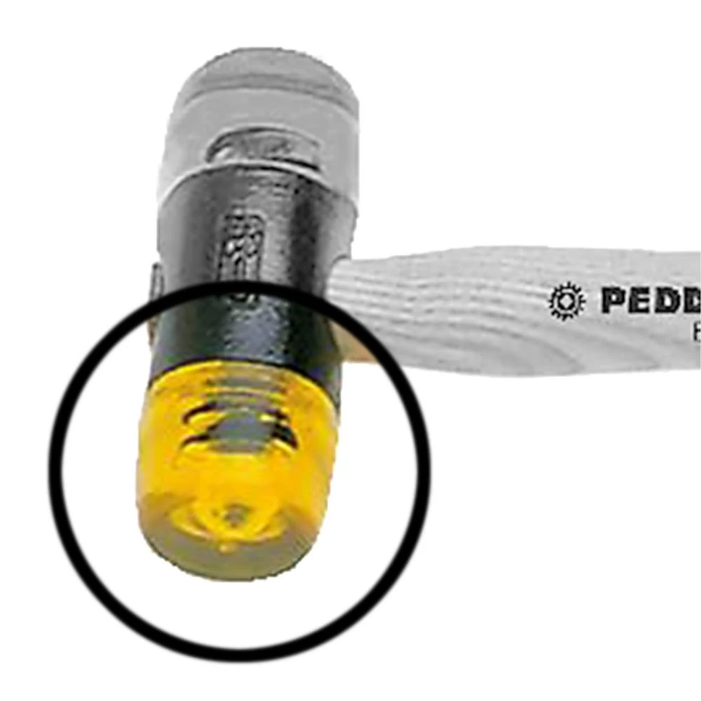 Løs bane plastik gul ø35 mm Løs bane plastik gul ø35 mm