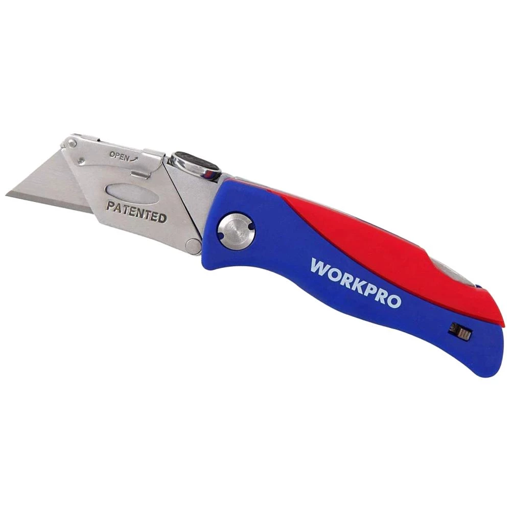 WorkPro foldekniv t/trapezblade, plastgreb WorkPro foldekniv t/trapezblade, plastgreb