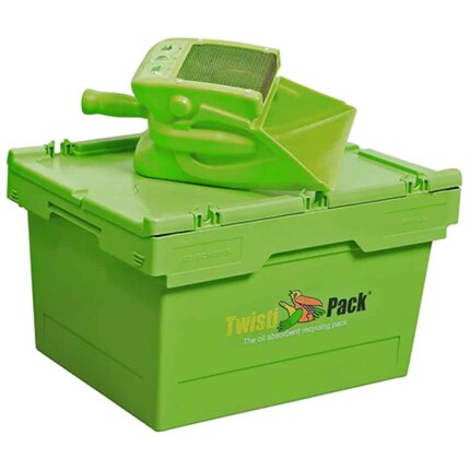 Twistipack mobil absorbentbeholder m/3-i-1 skovl