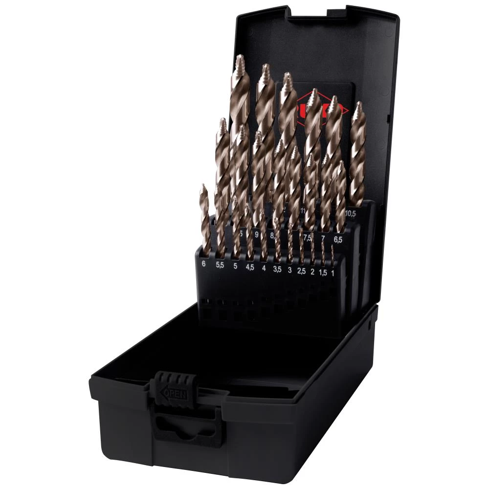 Spiralborsæt HSS-Co Flowstep Spiralborsæt HSS-Co Flowstep