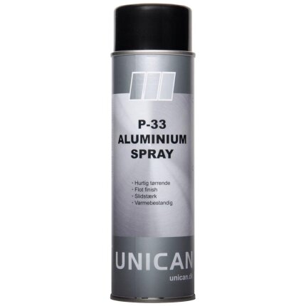 Unican P-33 aluminium spray 500ml