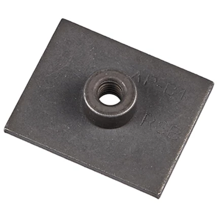 Svejseplade t/dobbelt-rørbærer