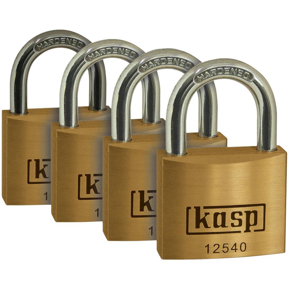 Kasp hængelås 4 stk 40mm K12540D4 Kasp hængelås 4 stk 40mm K12540D4