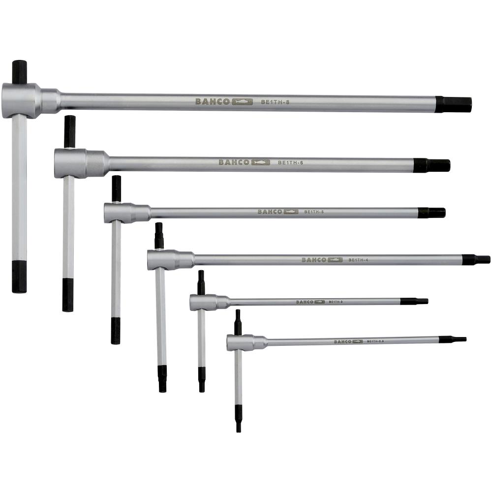 T-stiftnøglesæt BE1TH-S6 med 6 dele T-stiftnøglesæt BE1TH-S6 med 6 dele