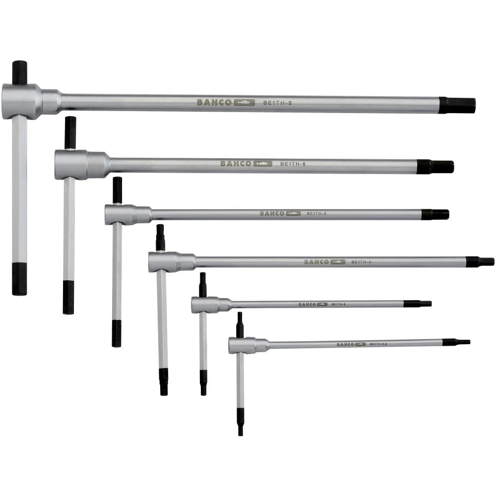 T-stiftnøglesæt BE1TH-S6 med 6 dele T-stiftnøglesæt BE1TH-S6 med 6 dele
