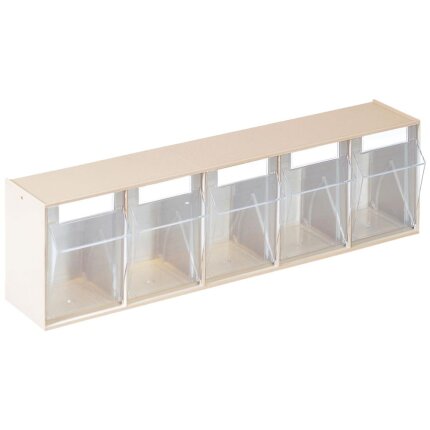 WEZ tiltboks 600×110×164mm, 5 rum, beige