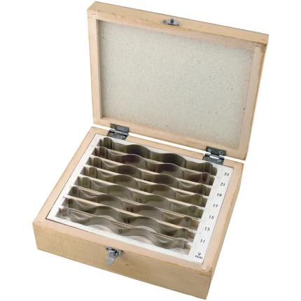 Bølget parallelklodser 8par 25-39mm