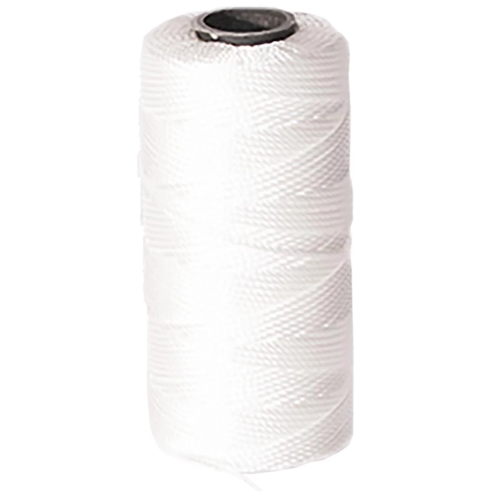 Mursnor 6/6 nylon 3-slået 1,5mm×105m hvid Mursnor 6/6 nylon 3-slået 1,5mm×105m hvid