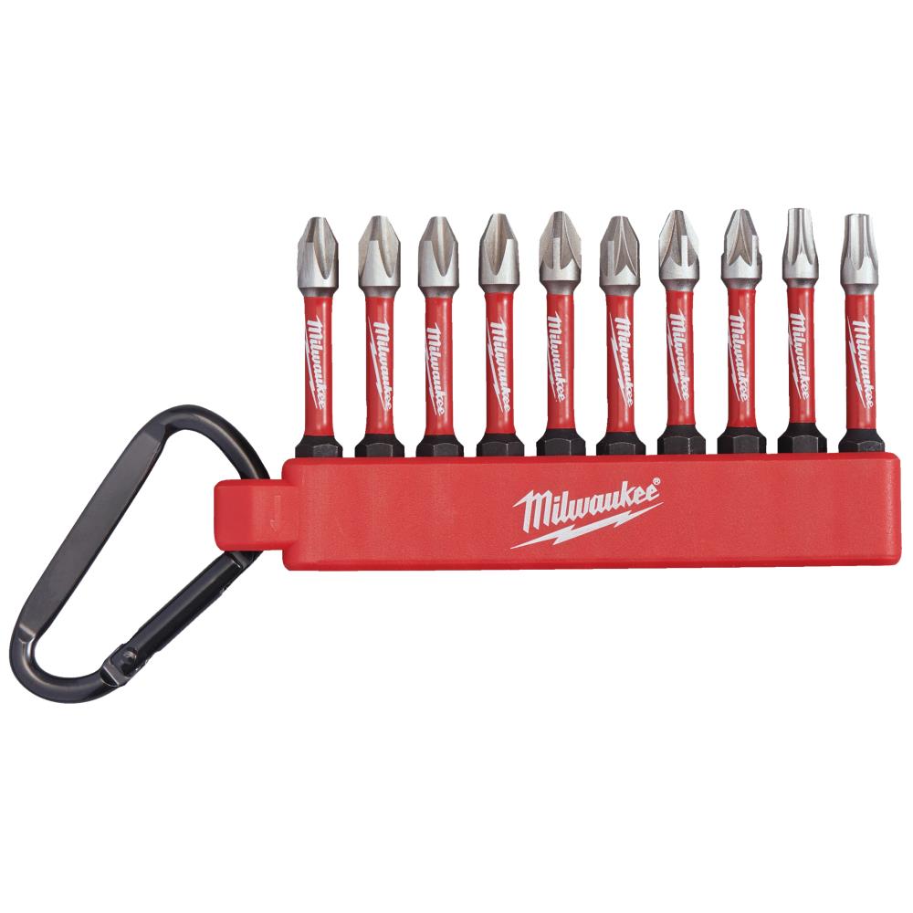 Slagbits S.I.D., sæt 10stk i holder m/karabinhage Slagbits S.I.D., sæt 10stk i holder m/karabinhage