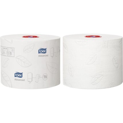 Tork toiletpapir Advanced T6 mid-size 100m, 27 rl