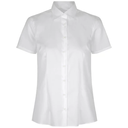 Business-skjorte twill dame k/æ mod.fit