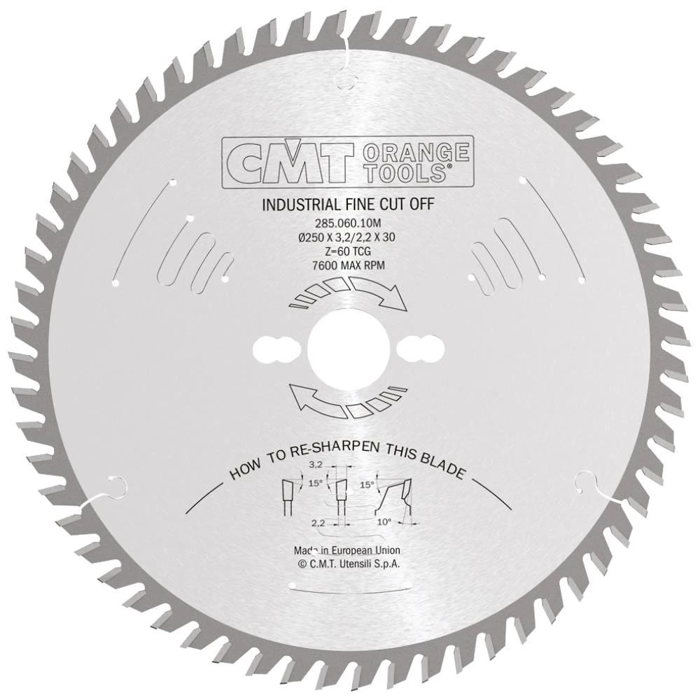 CMT rundsavklinge 285 HM-skær CMT rundsavklinge 285 HM-skær