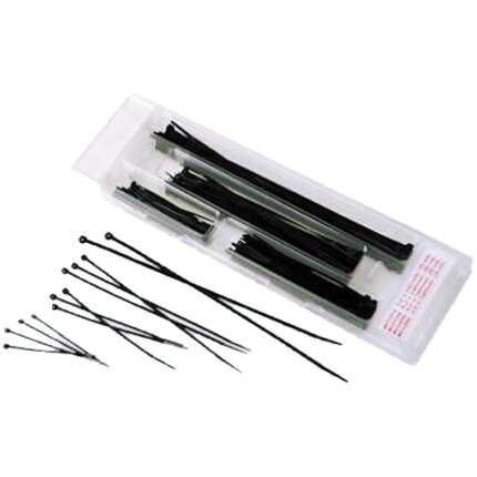 Kabelbinder sort 13,0×550mm, ps/100