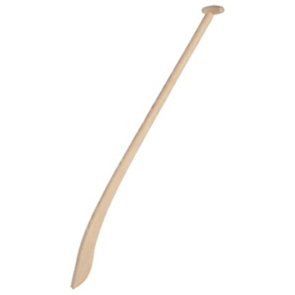 Galax skovlskaft ask m/krykke puds.