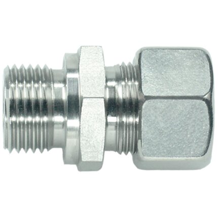 Hydr. lige indskruning 0225X9215LR rustfri 15 mm