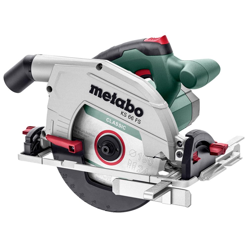 Metabo Rundsav 190mm 1400W KS 66 FS Metabo Rundsav 190mm 1400W KS 66 FS